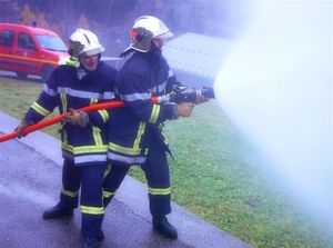  Les pompiers en manoeuvre