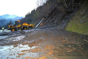 Coulée de boue, le ruisseau sort de son lit