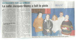 article presse grenouille 06.02.2016